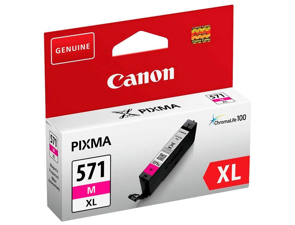 INK-JET CANON CLI-571XL PIXMA MG6852 / TS6050 / TS8050 MAGENTA 500 PAG