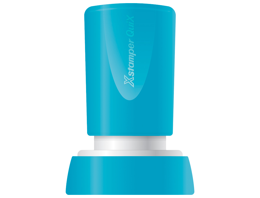 SELLO X'STAMPER QUIX PERSONALIZABLE COLOR AZUL REDONDO DIAMETRO 20 MM Q-34