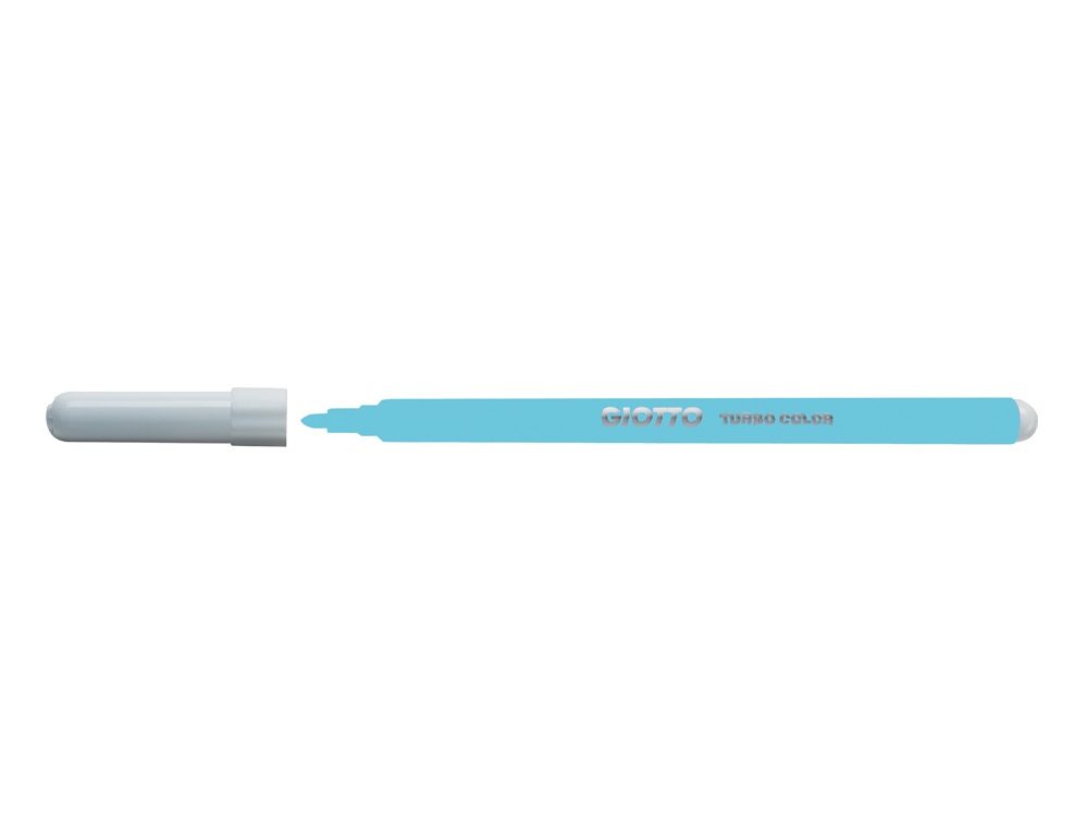 ROTULADOR GIOTTO TURBO COLOR LAVABLE CON PUNTA BLOQUEADA UNICOLOR AZUL CLARO