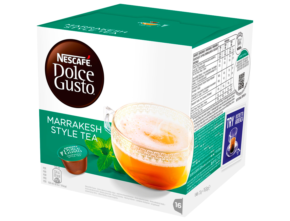 TE DOLCE GUSTO MARRAKESH MONODOSIS CAJA DE 16 UNIDADES