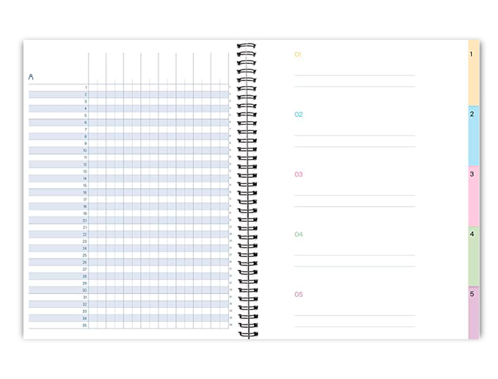 AGENDA DEL PROFESORADO ADDITIO SEMANA VISTA EVALUACION Y HOJAS PARA ANOTACIONES 208 PAGINAS COLOR LILA CATALAN