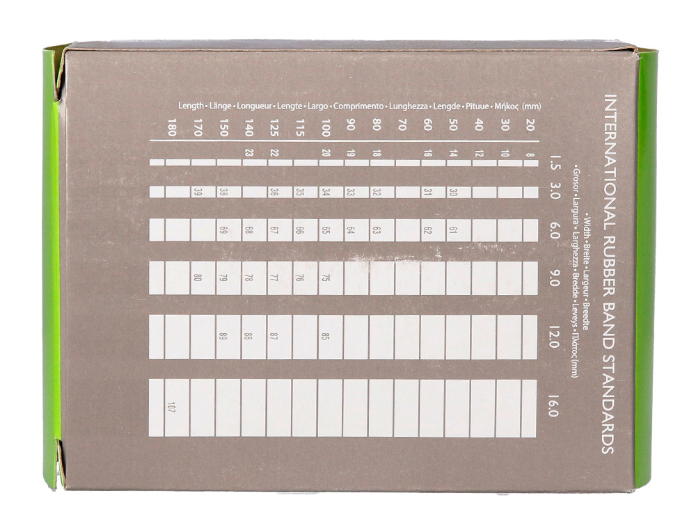 BANDAS ELASTICAS Q-CONNECT 100 GR 70X5 MM NUMERO 7