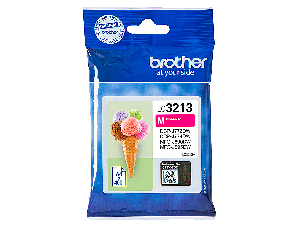 INK-JET BROTHER LC3213 DCP-J572 / DCP-J772 / DCP-J774 / MFC-J890 / MFC-J895 MAGENTA 400 PAG