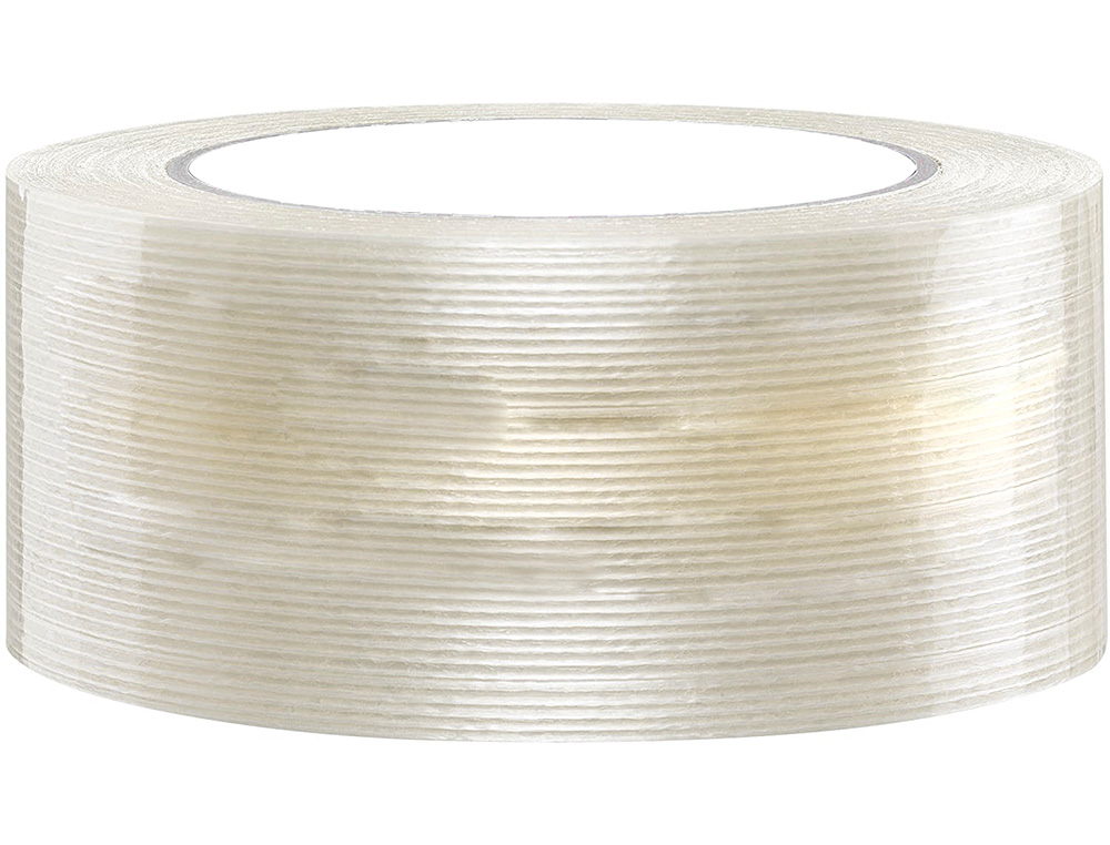 CINTA ADHESIVA Q-CONNECT MONOFILAMENTOS TRANSPARENTE 50 MT X 50 MM PARA EMBALAJE