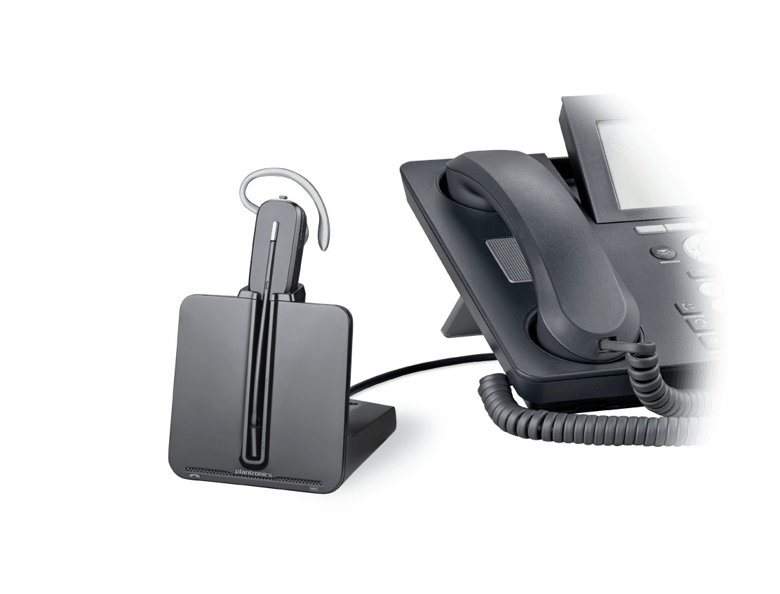 AURICULAR PLANTRONICS INALAMBRICO DECT CS540 MONOAURAL COBERTURA 120 M CON MICROFONO