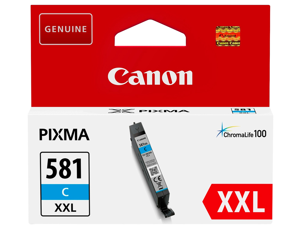 INK-JET CANON 581 XXL TS9550 / TS705 CIAN 830 PAGINAS