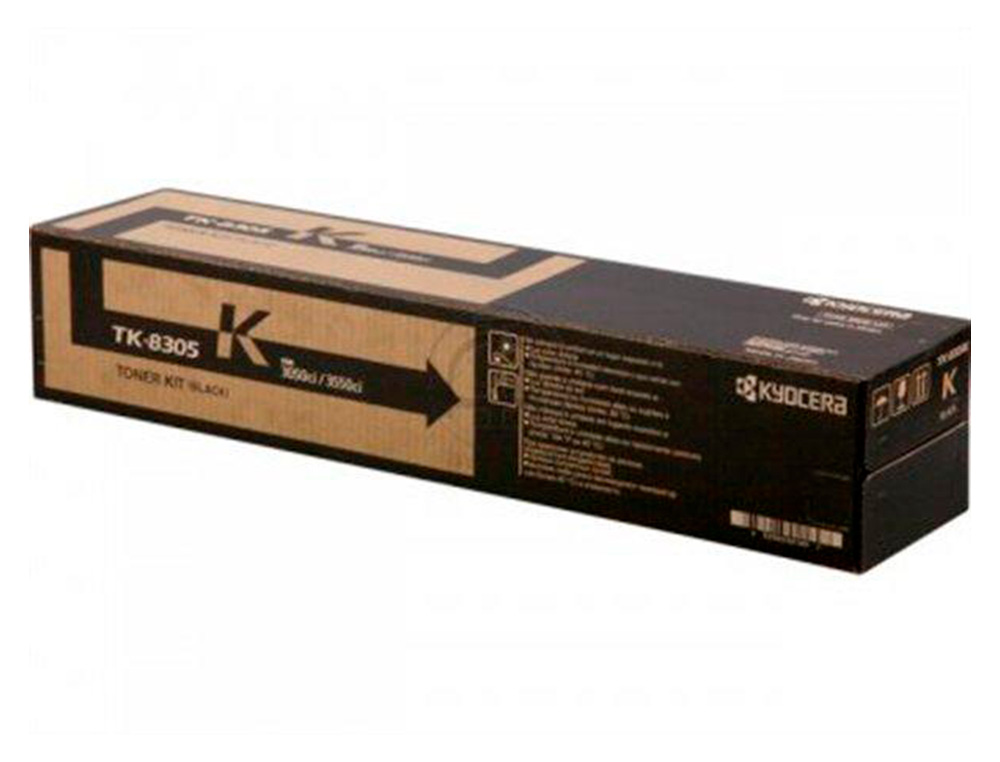 TONER KYOCERA TK 8305K TASKALFA 3050CI / 3051CI / 3550CI / 3551CI NEGRO 25000 PAGINAS