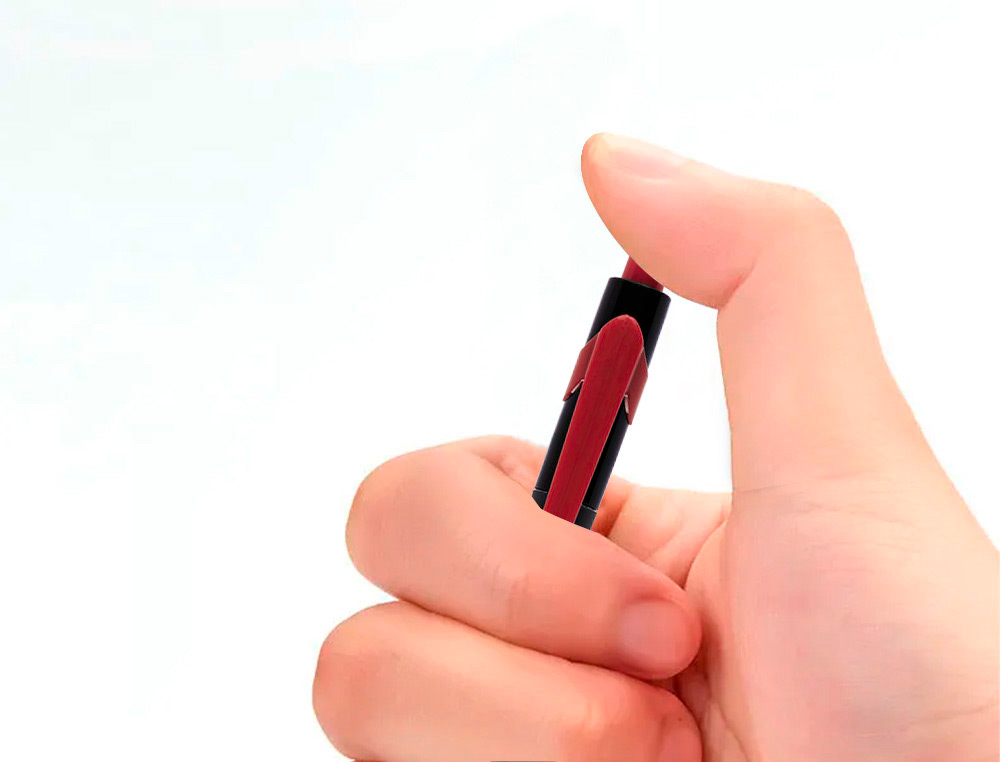 BOLIGRAFO Q-CONNECT RETRACTIL CON GRIP 0,7 MM COLOR ROJO