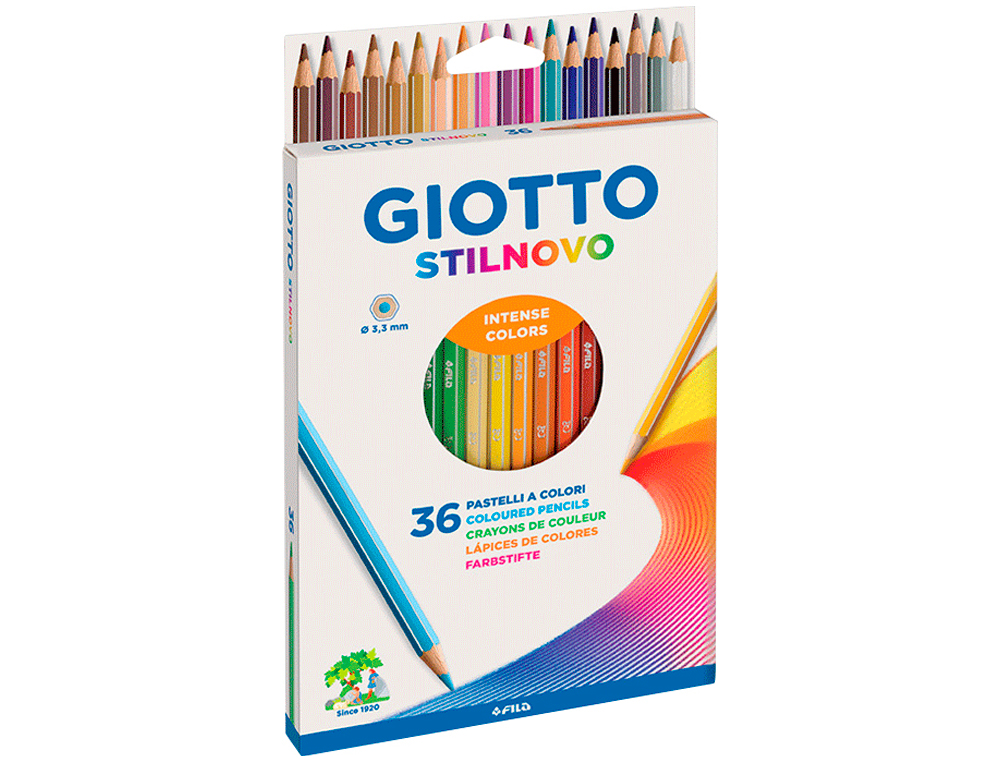 LAPICES DE COLORES GIOTTO STILNOVO CAJA DE 36 COLORES SURTIDOS