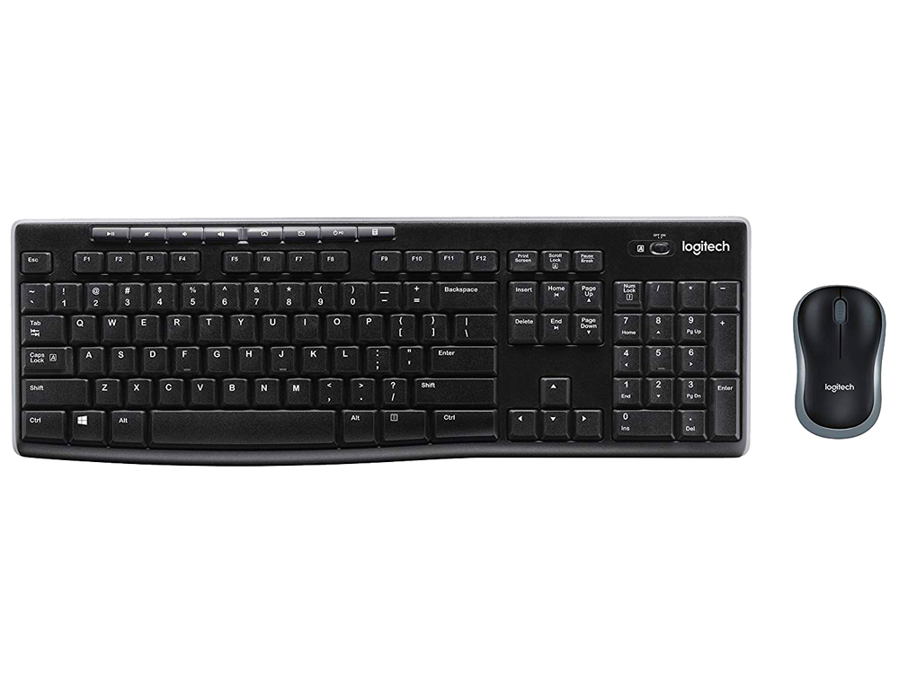 SET TECLADO + RATON LOGITECH MK270 INALAMBRICO NEGRO