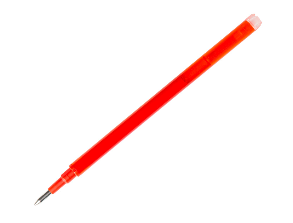 RECAMBIO BOLIGRAFO Q-CONNECT RETRACTIL KF11059 BORRABLE ROJO CAJA DE 3 UNIDADES