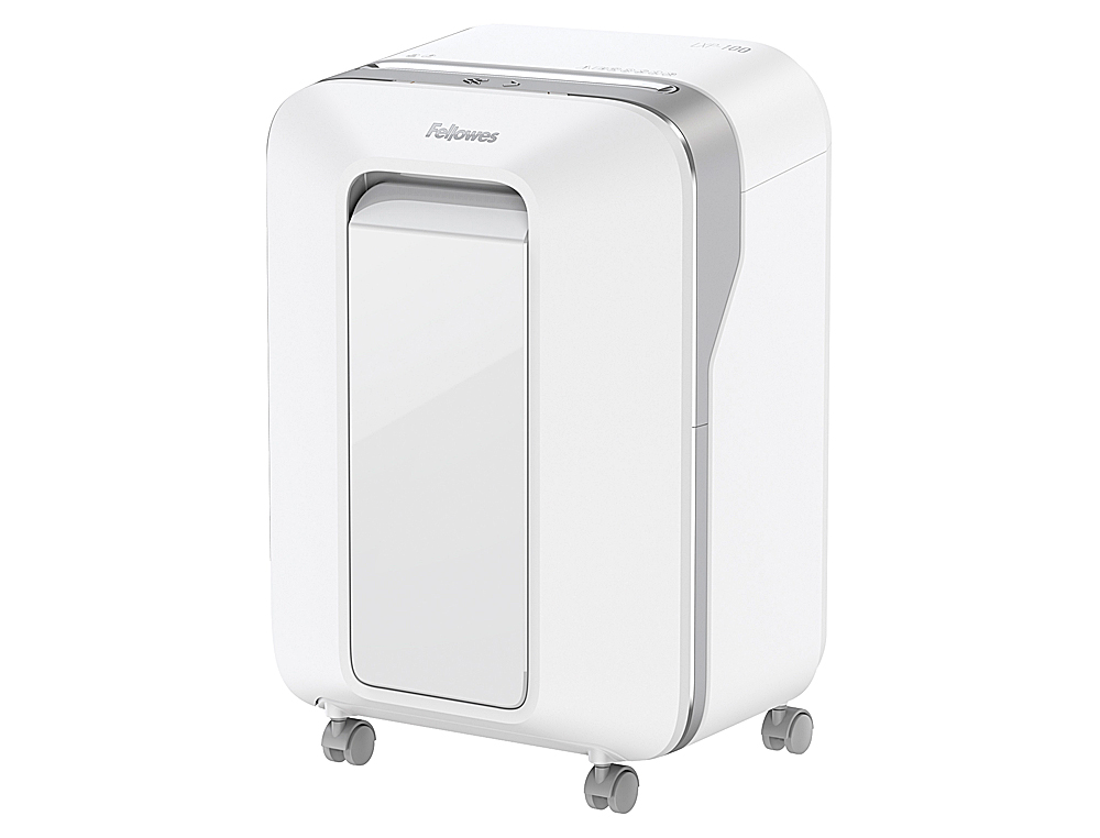 DESTRUCTORA DE DOCUMENTOS FELLOWES LX201 CAPACIDAD DE 12 H SEGURIDAD P5 CLIPS GRAPAS Y TARJETAS 23L BLANCA