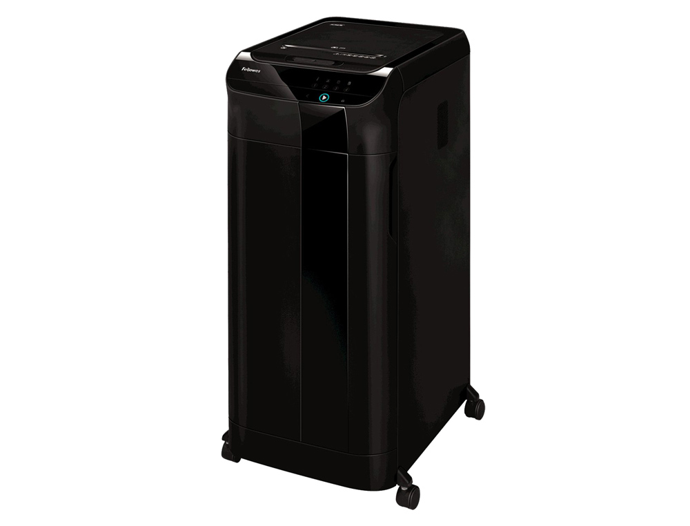 DESTRUCTORA DE DOCUMENTOS FELLOWES AUTOMAX 600M CAPACIDAD DE HOJAS 600 SEGURIDAD P5 CLIPS Y TARJETAS
