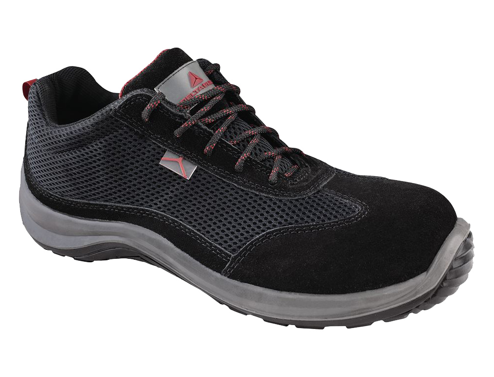 ZAPATOS DE SEGURIDAD DELTAPLUS ASTI PIEL DE SERRAJE AFELPADO SUELA DE COMPOSITE NEGRO TALLA 45