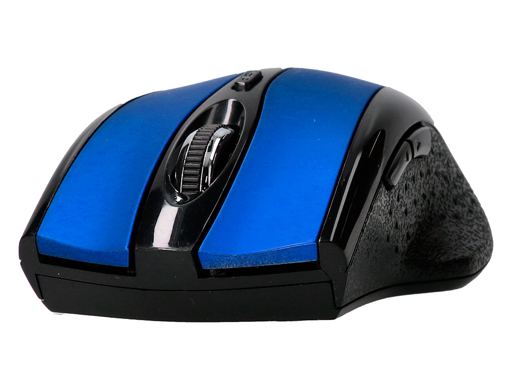 RATON Q-CONNECT OPTICO INALAMBRICO 1000 DPI RECEPTOR USB 2,4 GHZ AZUL
