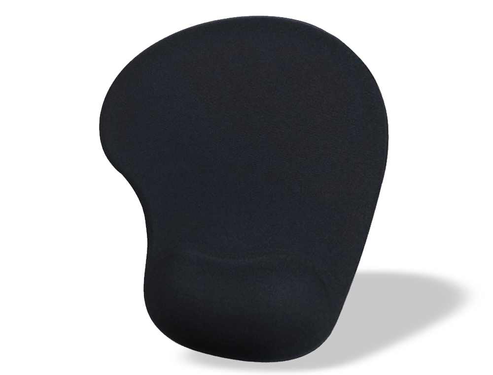 ALFOMBRILLA PARA RATON Q-CONNECT REPOSAMUÑECAS DE GEL COLOR NEGRO 190X230X20 MM