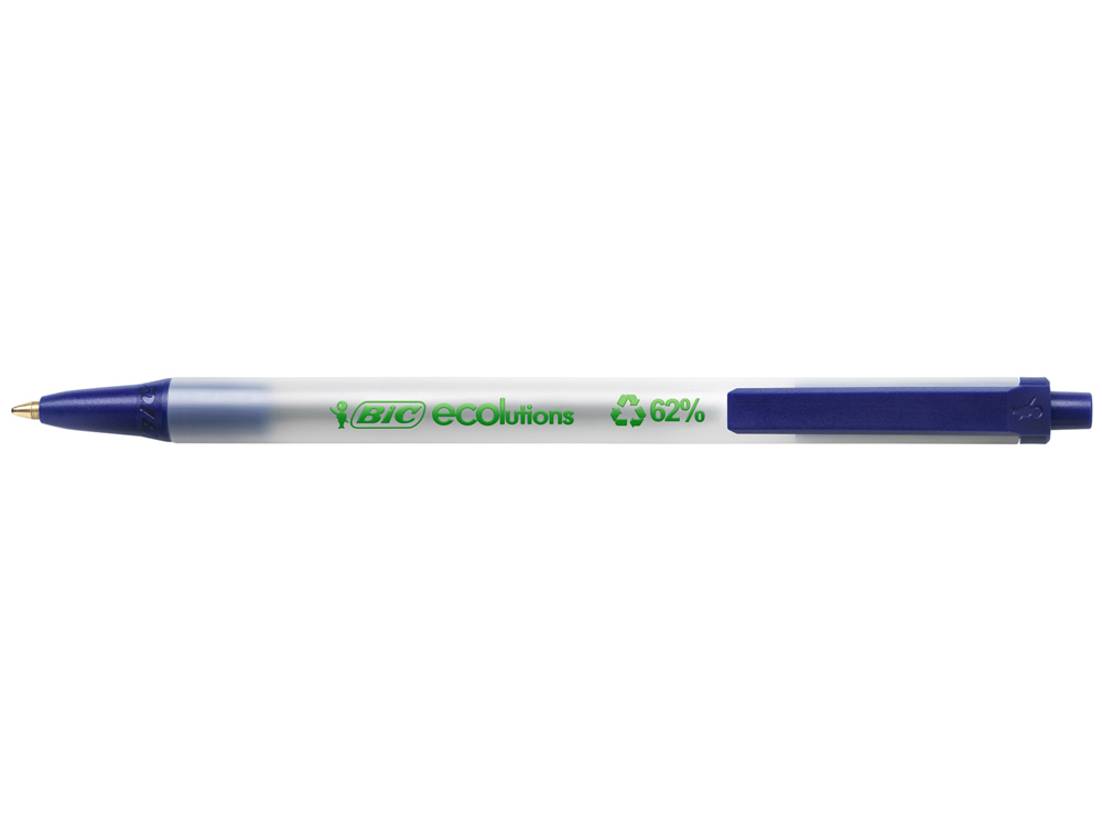 BOLIGRAFO BIC ECOLUTIONS CLIC STIC AZUL