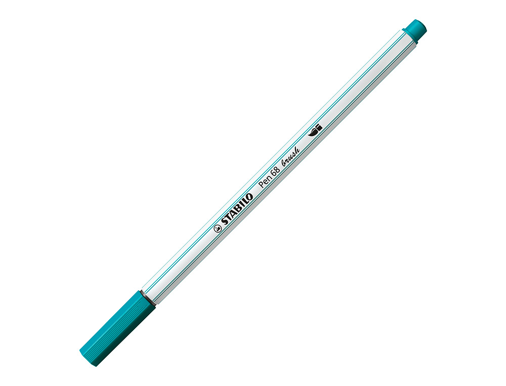 ROTULADOR STABILO ACUARELABLE PEN 68 BRUSH PUNTA PINCEL ESTUCHE DE 12 UNIDADES COLORES SURTIDOS