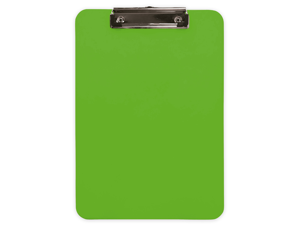 PORTANOTAS Q-CONNECT PLASTICO DIN A4 VERDE 2,5MM