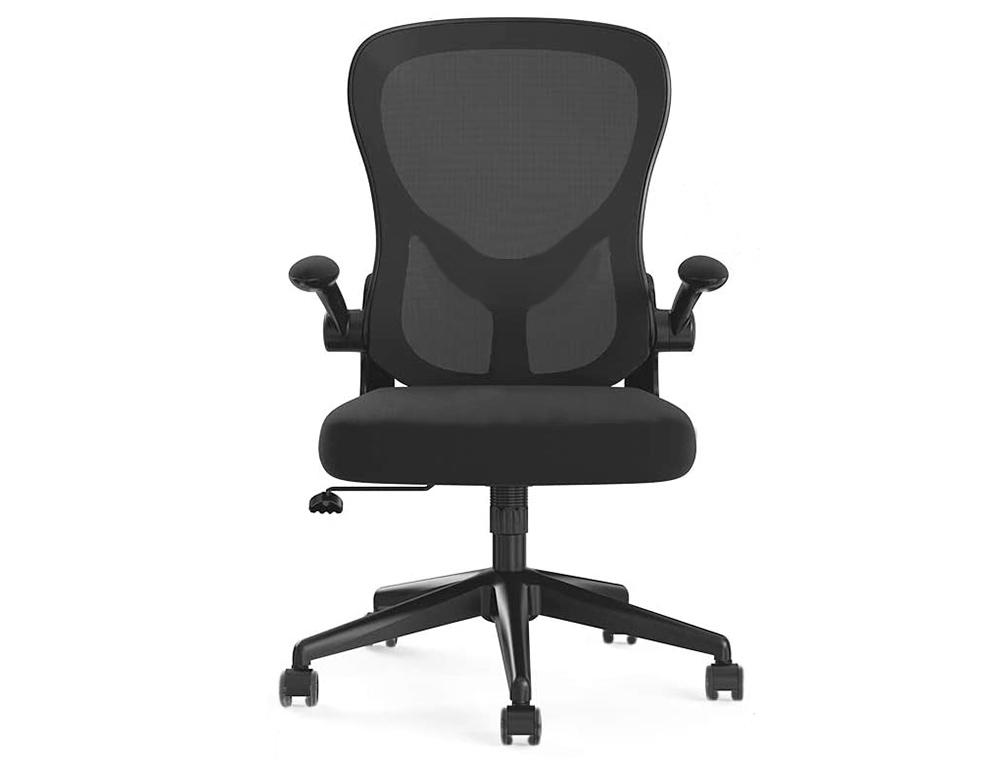 SILLA GIRATORIA Q-CONNECT BASE METAL REGULABLE EN ALTURA 910+75MM ALTO 610MM ANCHO 550MM PROFUNDIDAD NEGRO