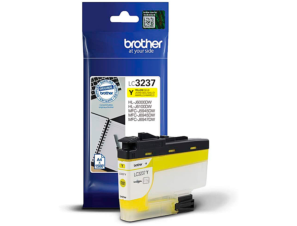 INK-JET BROTHER LC3237 HL-J6000DW / HL-J6100DW / MFC-J5945DW / MFC-J6945DW / MFC-J6947DW 1500 PAG AMARILLO
