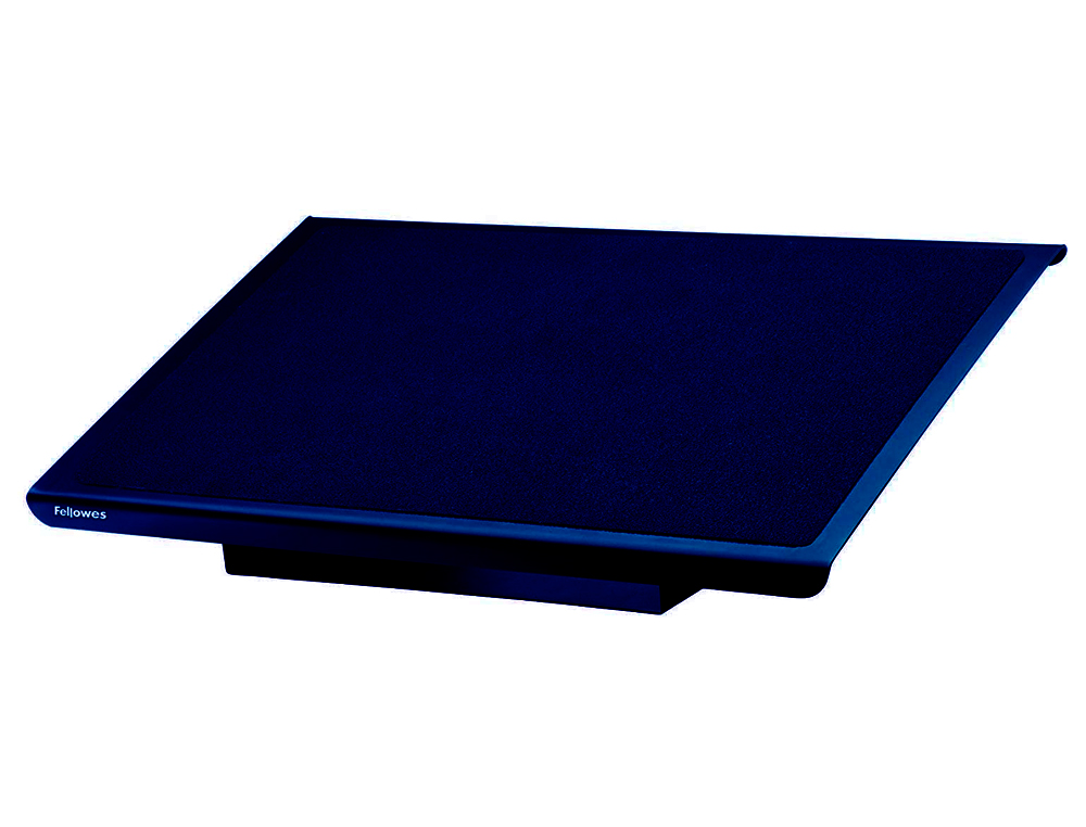 REPOSAPIES FELLOWES ULTIMATE SERIE PROFESSIONAL METALICO AJUSTABLE 3 ALTURAS NEGRO 96X560X32 MM