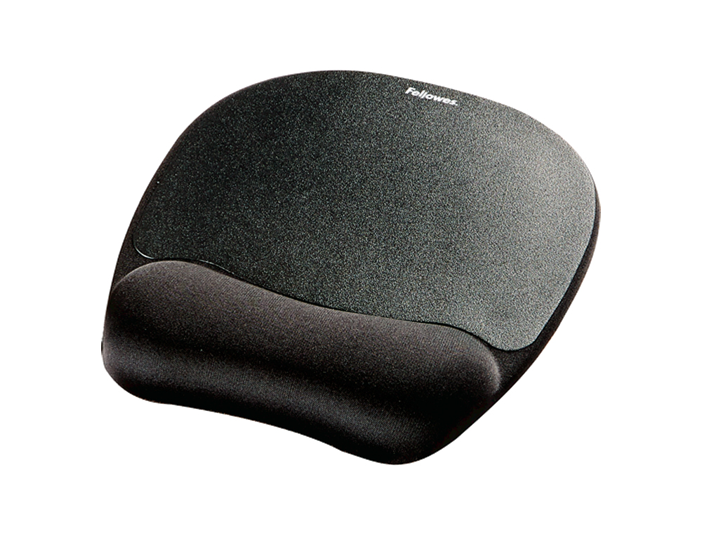 ALFOMBRILLA PARA RATON FELLOWES CON REPOSAMUECAS DE ESPUMA MEMORY FOAM NEGRO 230X196X20 MM