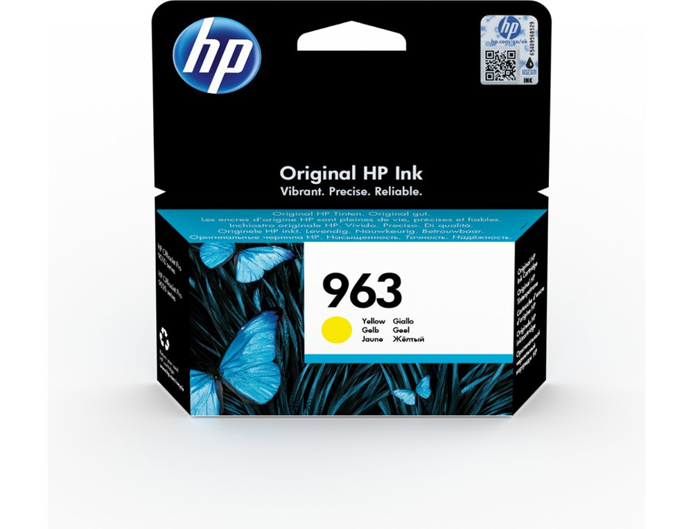INK-JET HP 963 OFFICEJET PRO 9010 / 9020 / 9022 / 9023 / 9025 AMARILLO 700 PAGINAS