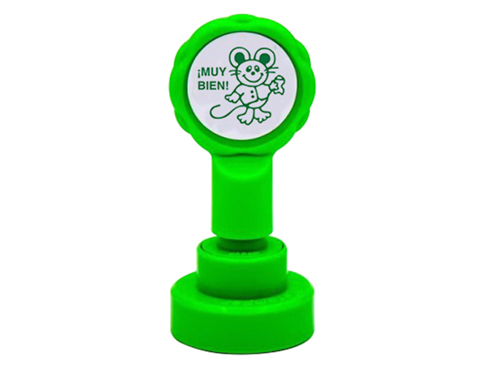 SELLO ARTLINE EMOTICONO MUY BIEN COLOR VERDE 22 MM DIAMETRO