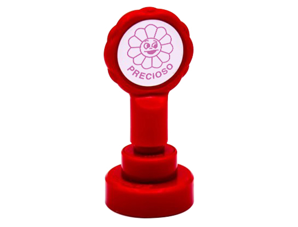 SELLO ARTLINE EMOTICONO PRECIOSO COLOR ROSA 22 MM DIAMETRO