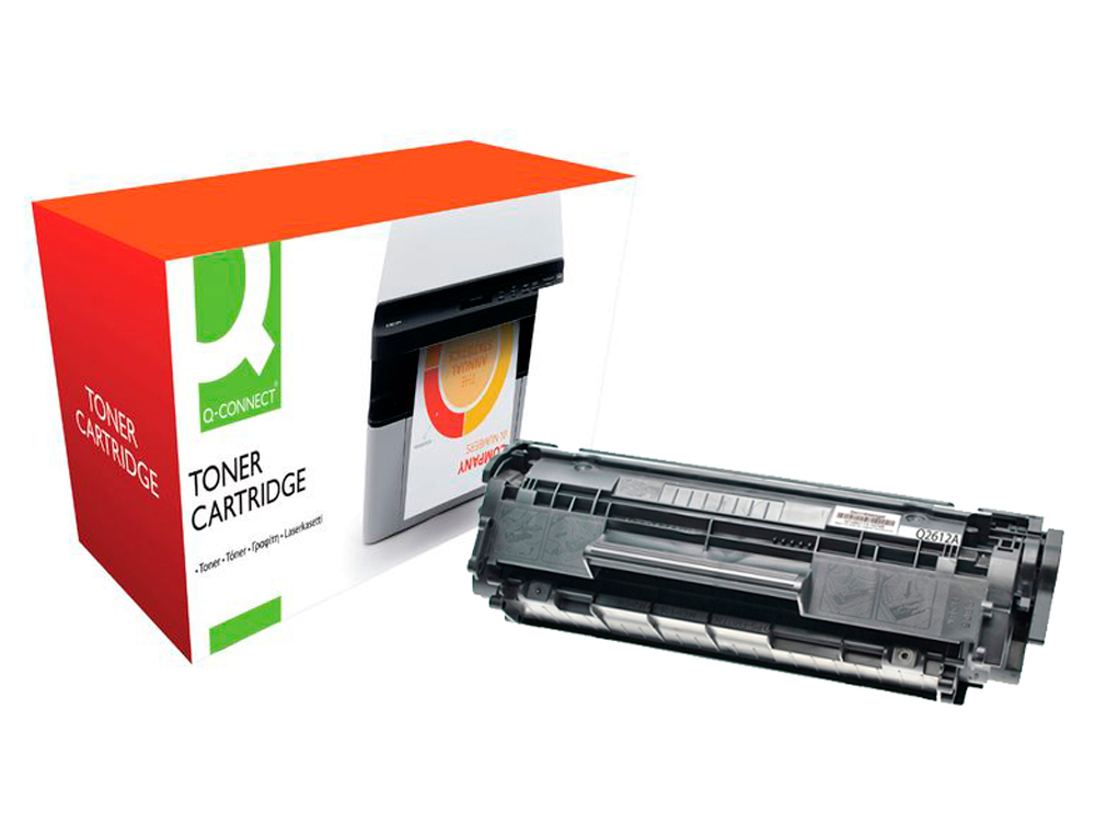 TONER COMPATIBLE Q-CONNECT CANON FX10-XL I-SENSYS FAX L-100 / 120 XXL NEGRO 4000 PAGINAS