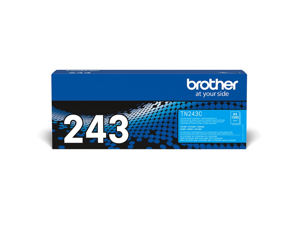 TONER BROTHER TN243C DCP-L3510CDW / HL- L3270CDW / MFC-L3710CW CIAN 1000 PAGINAS