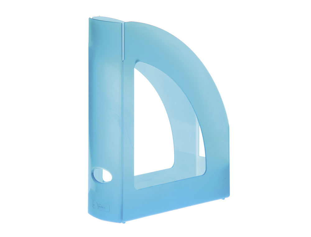 REVISTERO PLASTICO ARCHIVO 2000 COLOR AZUL TRANSLUCIDO 250X80X320 MM