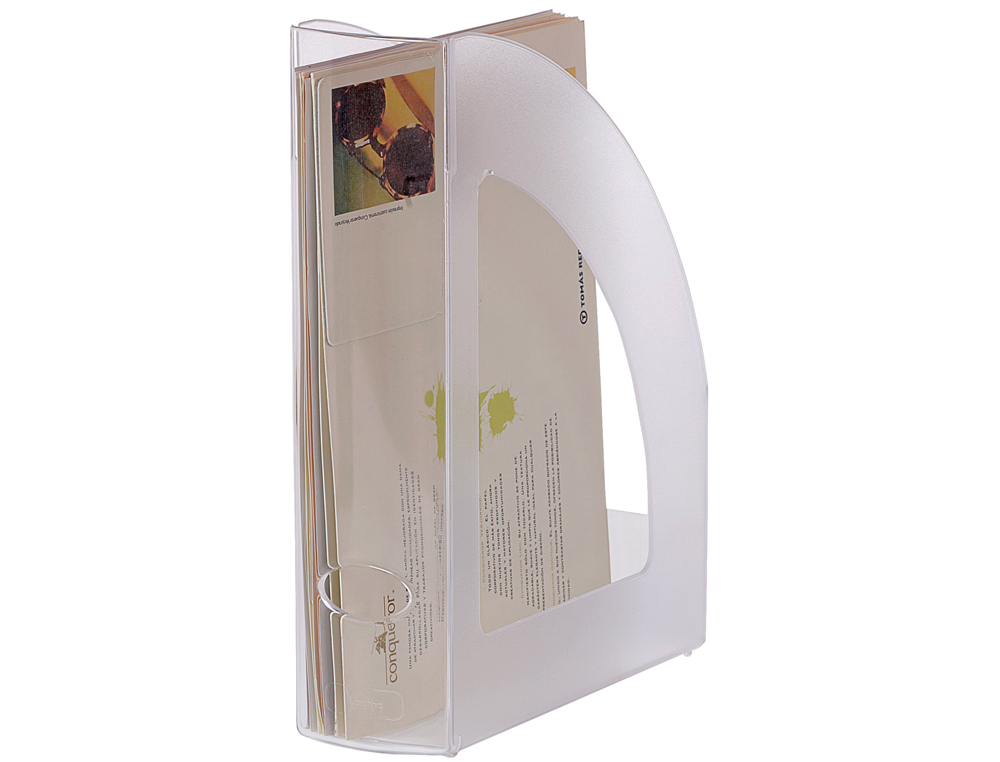REVISTERO PLASTICO ARCHIVO 2000 COLOR CRISTAL TRANSPARENTE 250X80X320 MM
