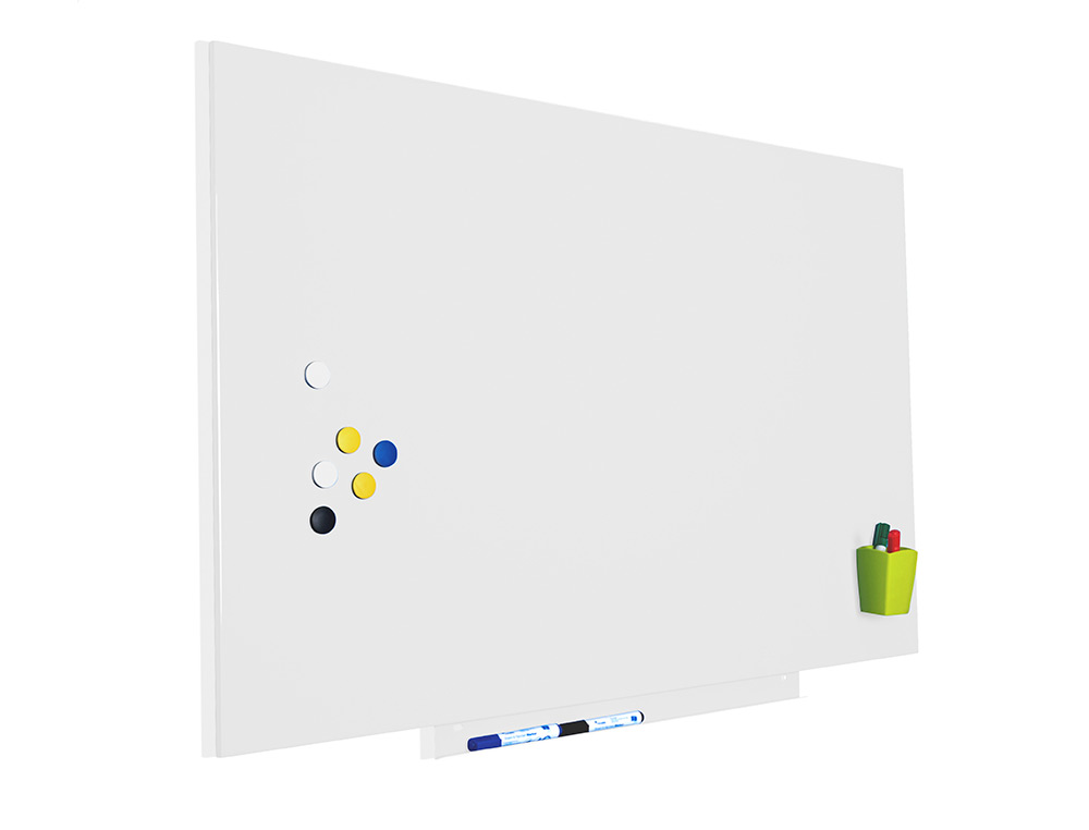 PIZARRA BLANCA ROCADA RD-6420R SKIN MODULAR SIN MARCO SUPERFICIE LACADA MAGNETICA 75X115 CM