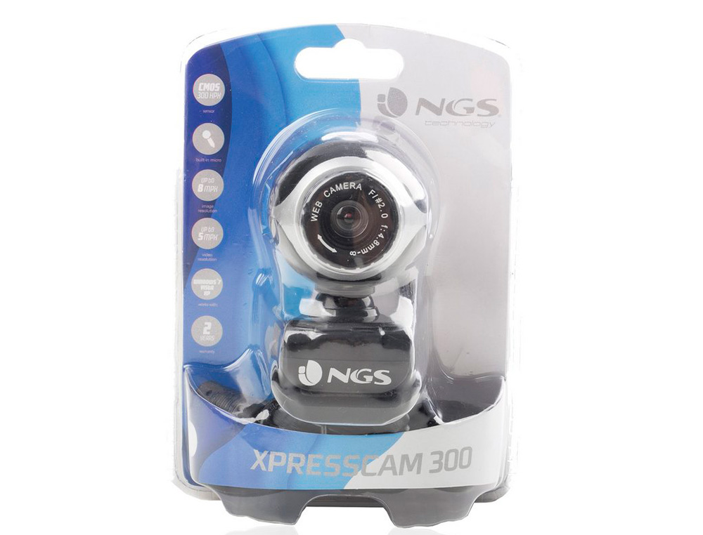 CAMARA WEBCAM NGS XPRESSCAM300 CON MICROFONO 8 MPX USB 2.0