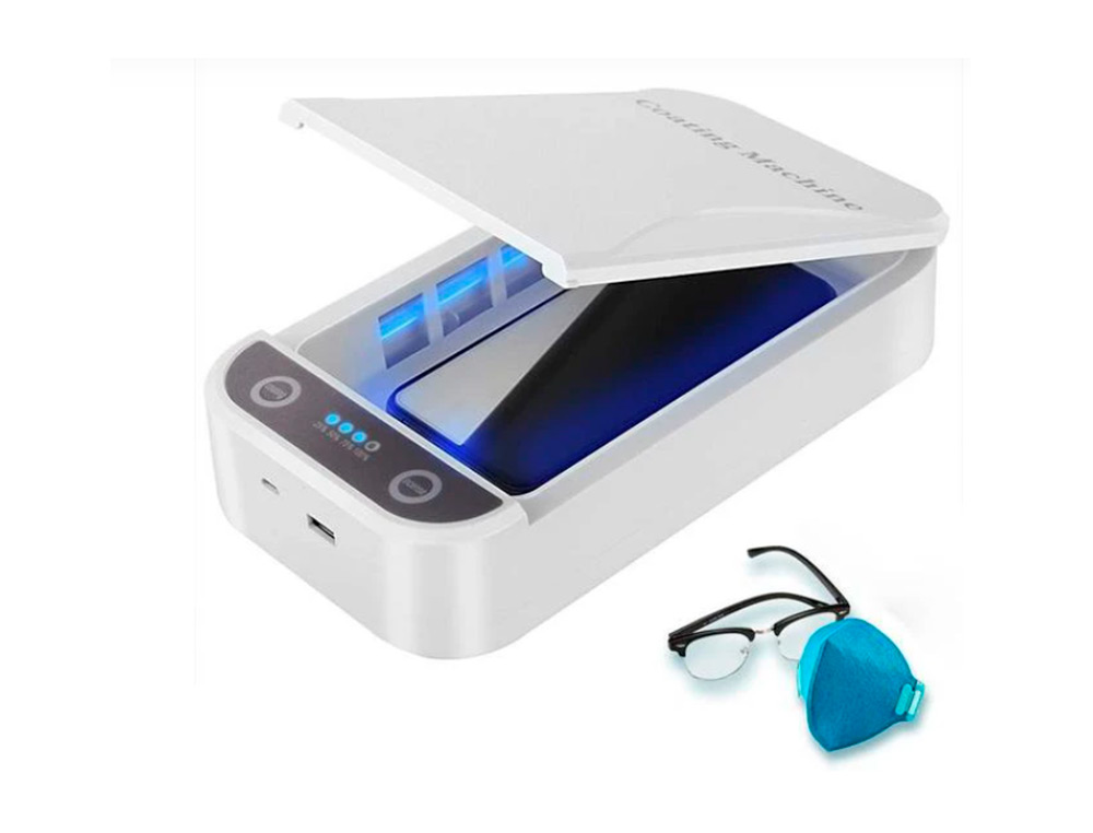 ESTERILIZADOR SOBREMESA INNOVA PARA MOVILES RELOJES LLAVES MOVILES RELOJES LLAVES MEDIDAS 178X103X30MM