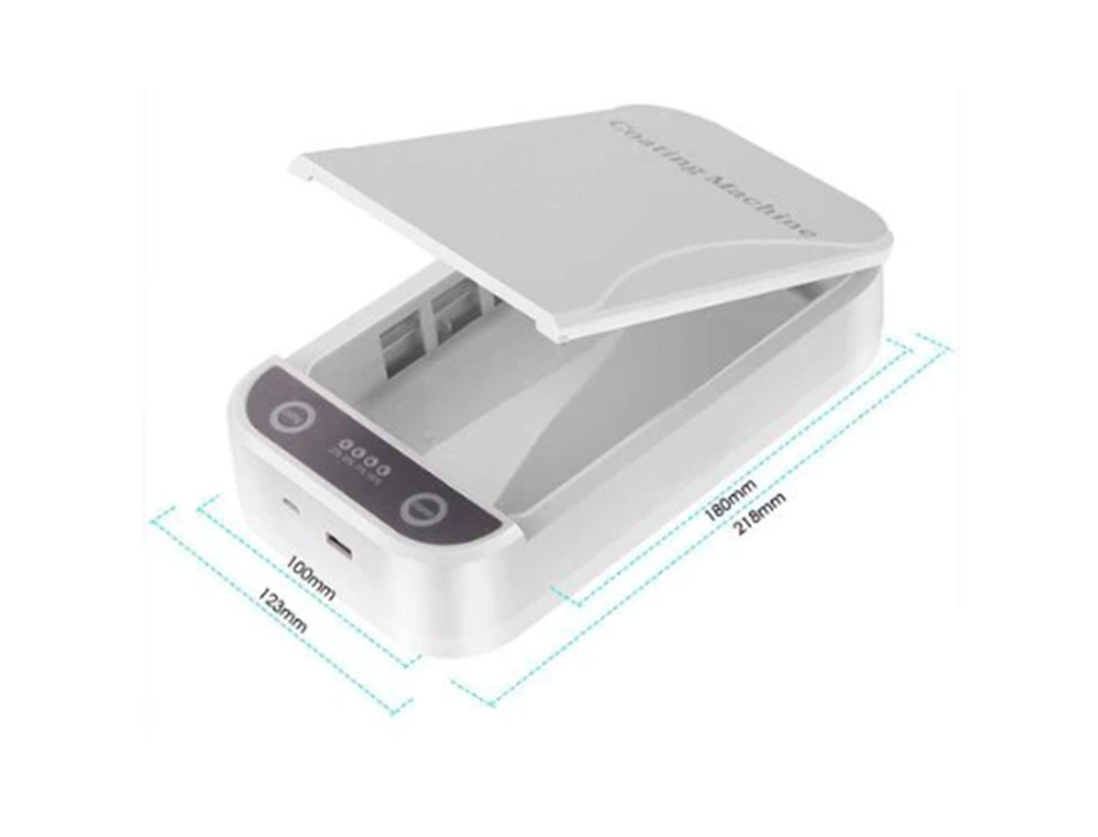 ESTERILIZADOR SOBREMESA INNOVA PARA MOVILES RELOJES LLAVES MOVILES RELOJES LLAVES MEDIDAS 178X103X30MM