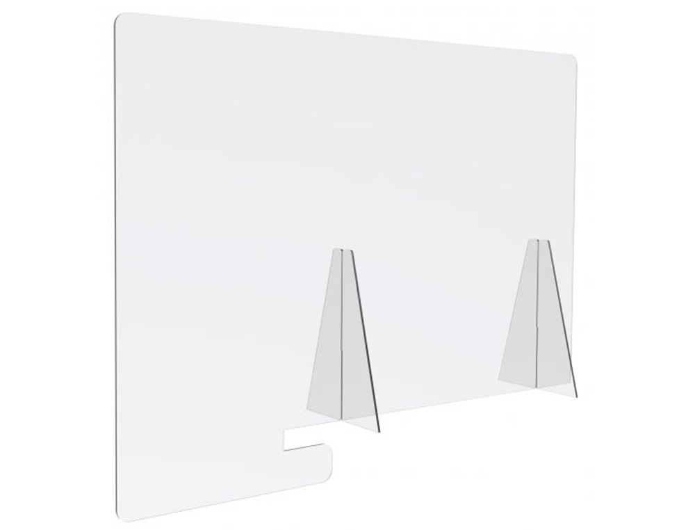 PANTALLA DE PROTECCION ARCHIVO 2000 SOBREMESA METACRILATO TRANSPARENTE 1000X750 MM