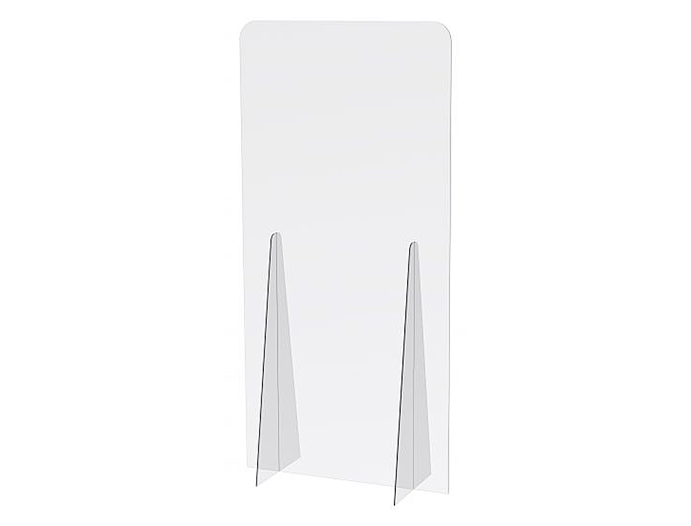 PANTALLA DE PROTECCION ARCHIVO 2000 DE PIE METACRILATO TRANSPARENTE 750X1400 MM