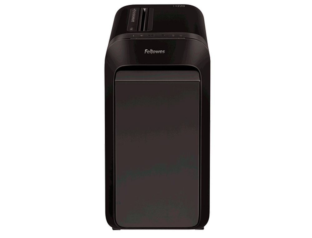 DESTRUCTORA DE DOCUMENTOS FELLOWES LX-220 CAPACIDAD DE CORTE 20 H SEGURIDAD P4 DESTRUYE GRAPAS CLIPS Y