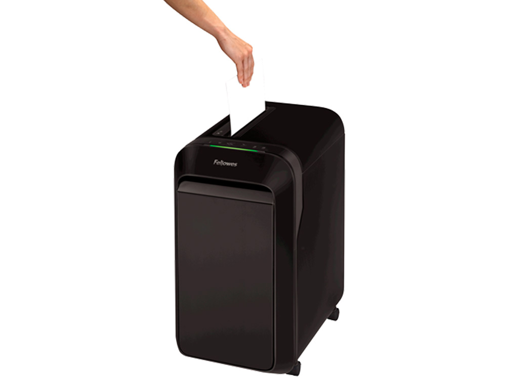 DESTRUCTORA DE DOCUMENTOS FELLOWES LX-220 CAPACIDAD DE CORTE 20 H SEGURIDAD P4 DESTRUYE GRAPAS CLIPS Y