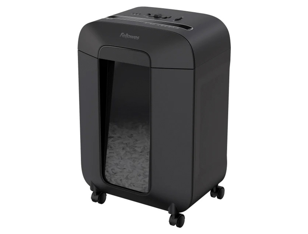 DESTRUCTORA DE DOCUMENTOS FELLOWES LX-85 CAPACIDAD DE CORTE 12 HOJAS P4 DESTRUYE GRAPAS CLIPS Y TARJETAS