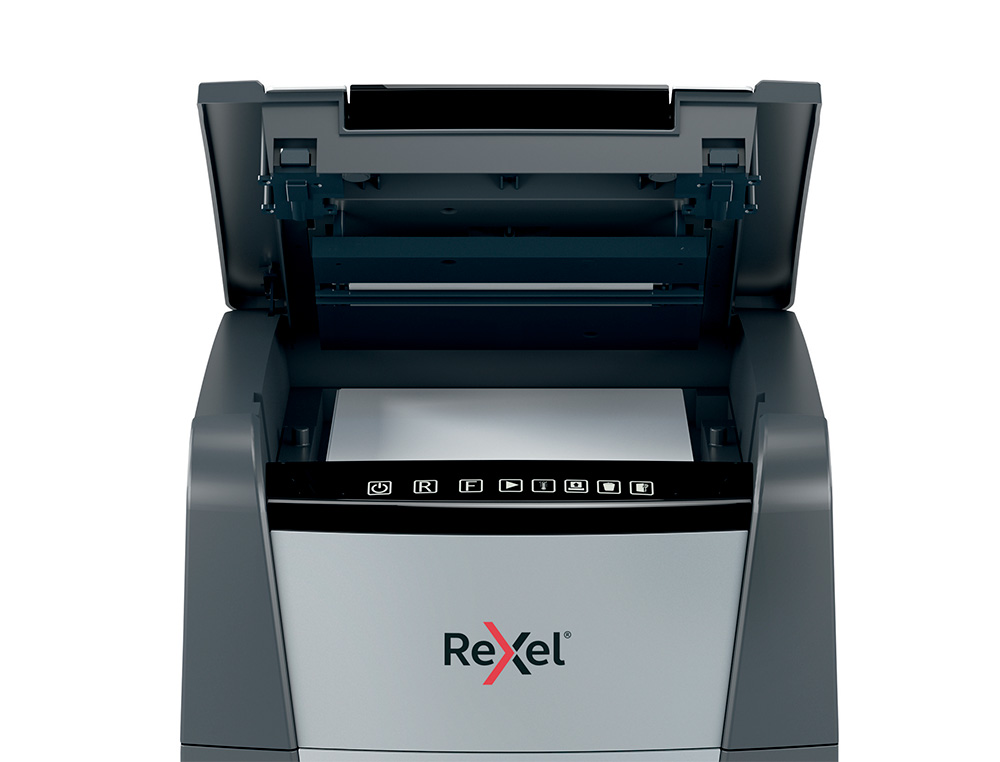 DESTRUCTORA DE DOCUMENTOS REXEL OPTIMUM AUTOFEED+ 50X EU CAPACIDAD DE CORTE 50 HOJAS DESTRUYE GRAPAS Y CLIPS
