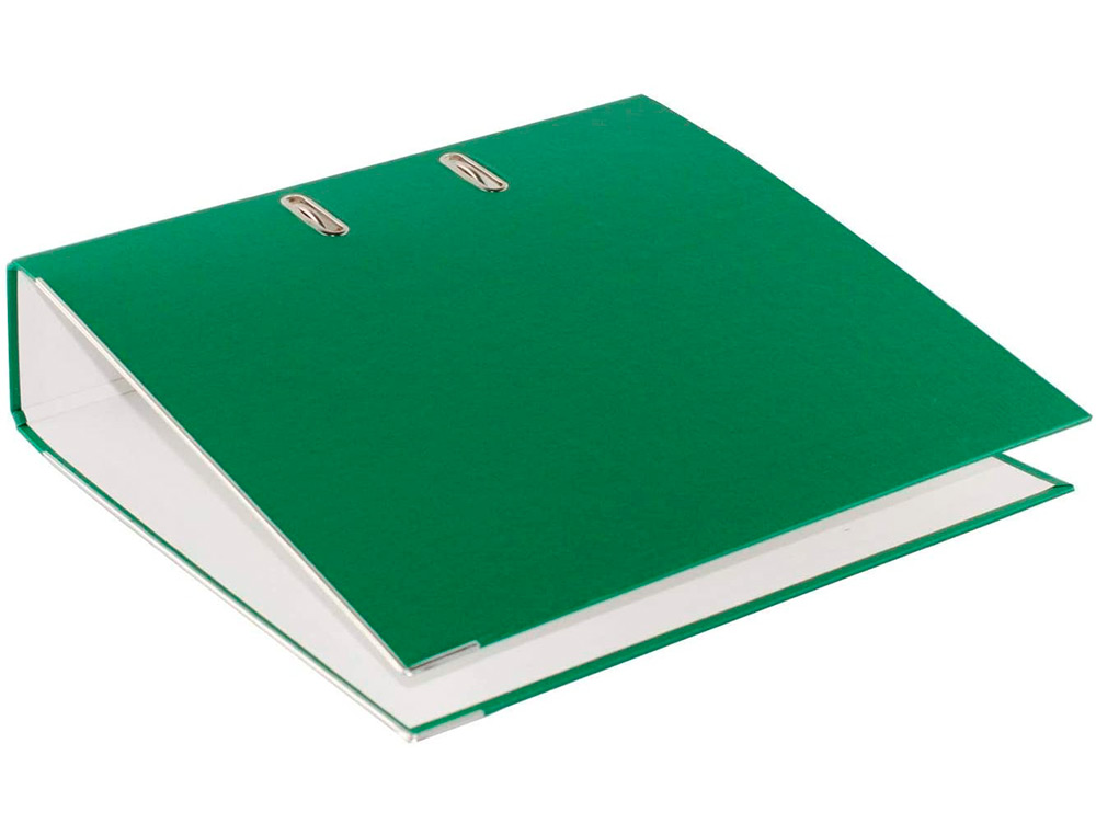 ARCHIVADOR DE PALANCA ELBA TOP CARTON COMPACTO POLIPROPILENO CON RADO DIN A4 LOMO DE 80 MM VERDE