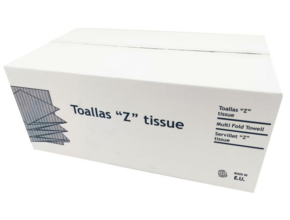 TOALLA DE PAPEL SECAMANOS DAHI Z ECOPASTA 2 CAPAS CAJA CON 20 PAQUETES DE 200 UNIDADES
