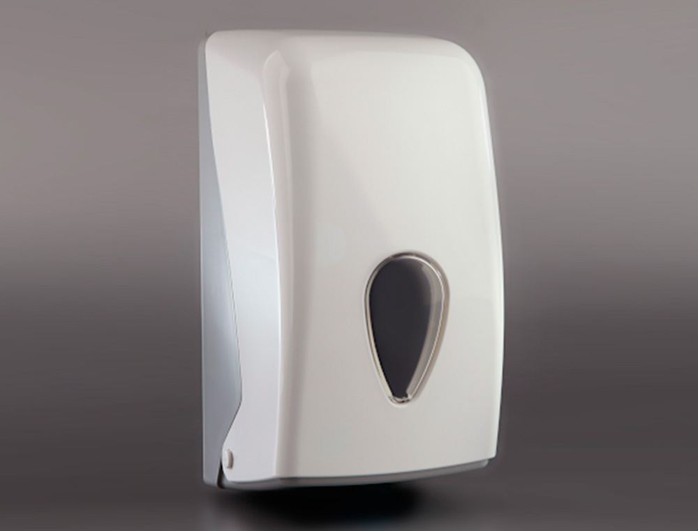 DISPENSADOR PAPEL HIGIENICO DAHI DOMESTICO MIXTO ABS COLOR BLANCO 277X135X135 MM