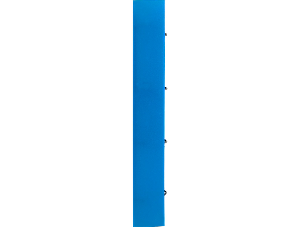 CARPETA CON RECAMBIO LIDERPAPEL A4 CUADRO 5MM 100 HOJAS 80G POLIPROPILENO 4 ANILLAS MIXTAS 25MM AZUL