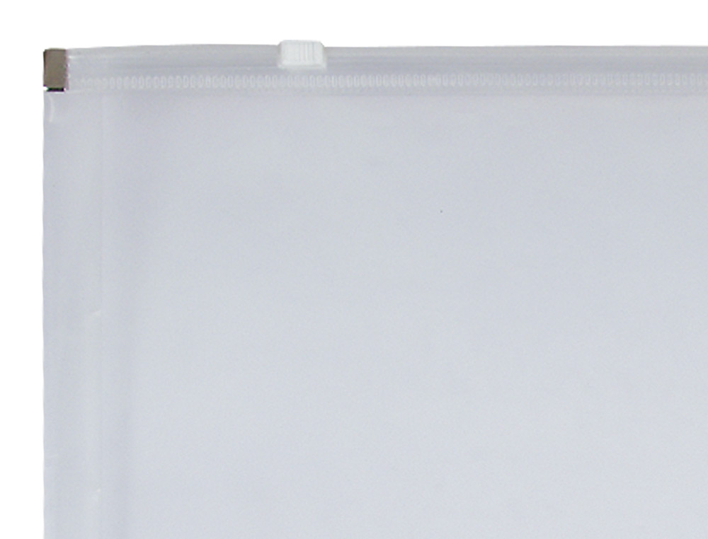 CARPETA DOSSIER LIDERPAPEL A3 CIERRE DE CREMALLERA TRANSPARENTE