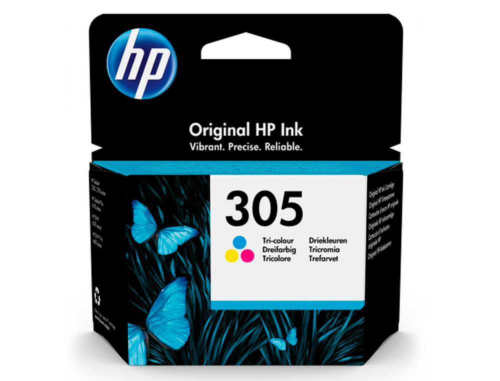 INK-JET HP 305 DESKJET 1210 / 1212 / 1255 / 2732 / 2752 / 4155 / 4158 ENVY 6020 / 6052 /6055 / 6420 TRICOLOR 100